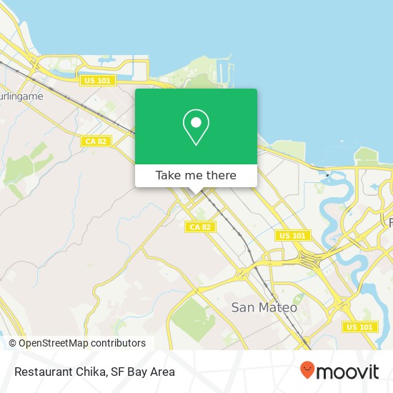 Mapa de Restaurant Chika