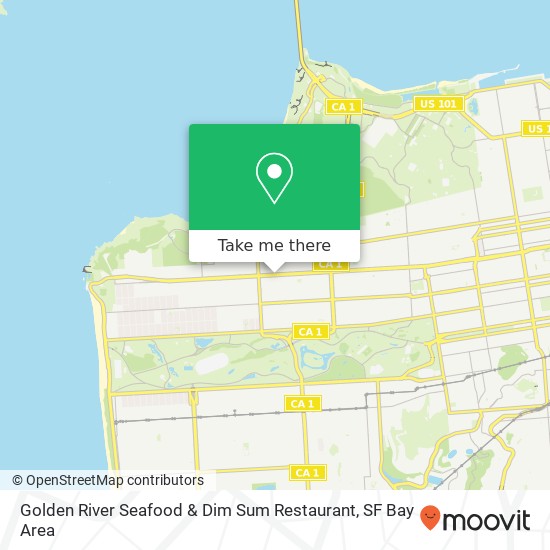 Mapa de Golden River Seafood & Dim Sum Restaurant