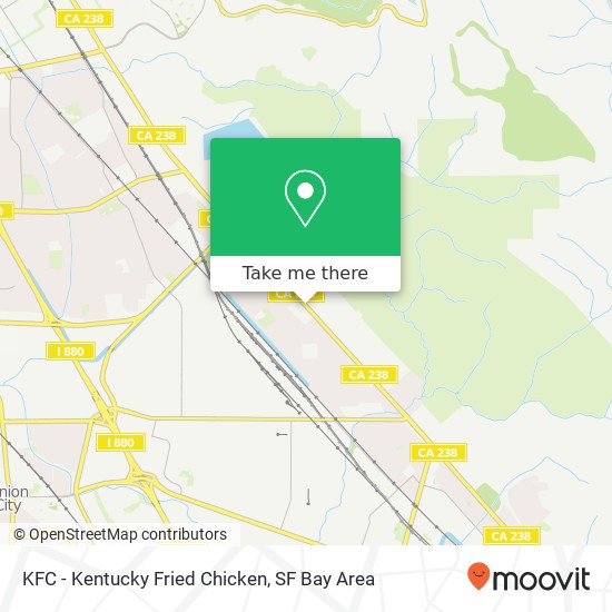 Mapa de KFC - Kentucky Fried Chicken