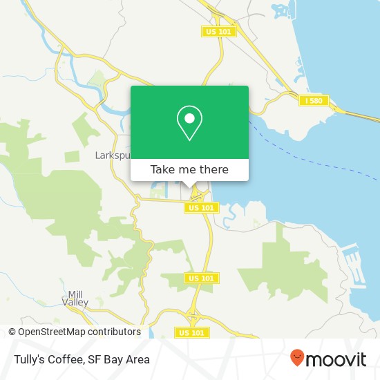 Tully's Coffee map