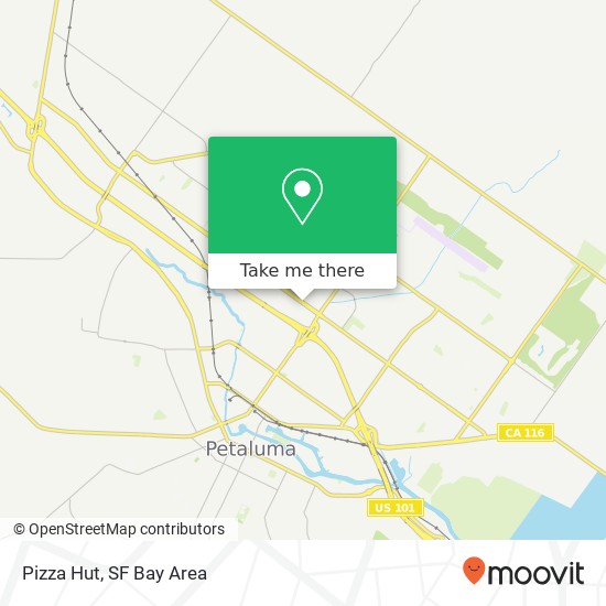 Pizza Hut map