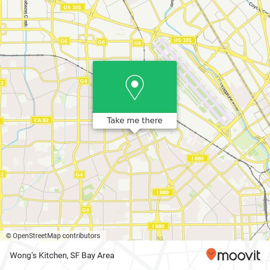 Wong's Kitchen map