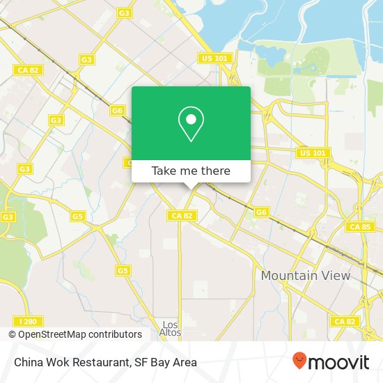 Mapa de China Wok Restaurant