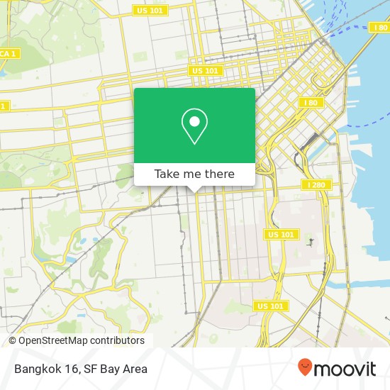 Bangkok 16 map