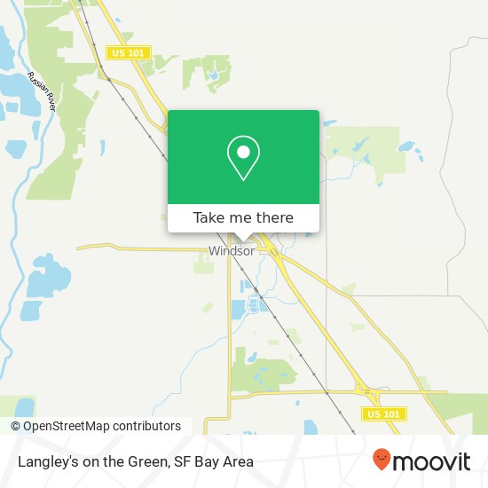 Mapa de Langley's on the Green