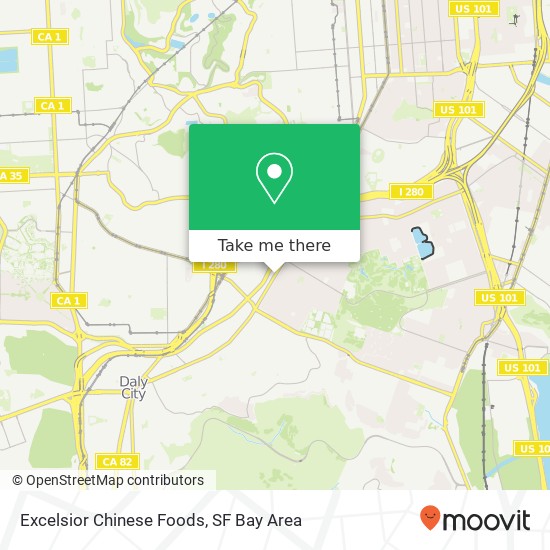 Mapa de Excelsior Chinese Foods