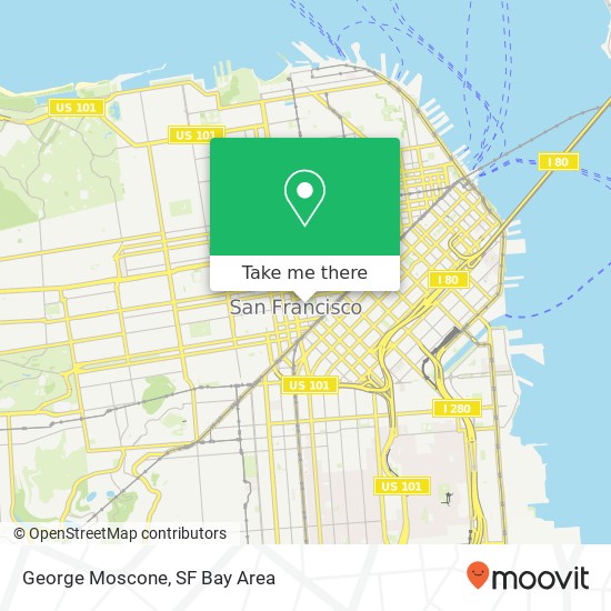 George Moscone map