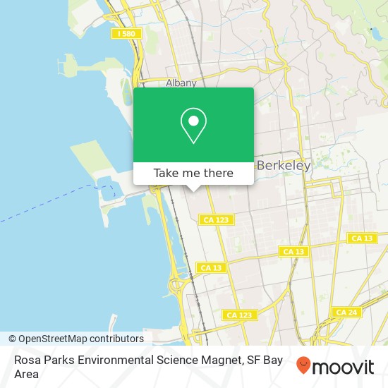 Mapa de Rosa Parks Environmental Science Magnet