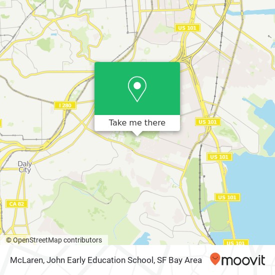 McLaren, John Early Education School map