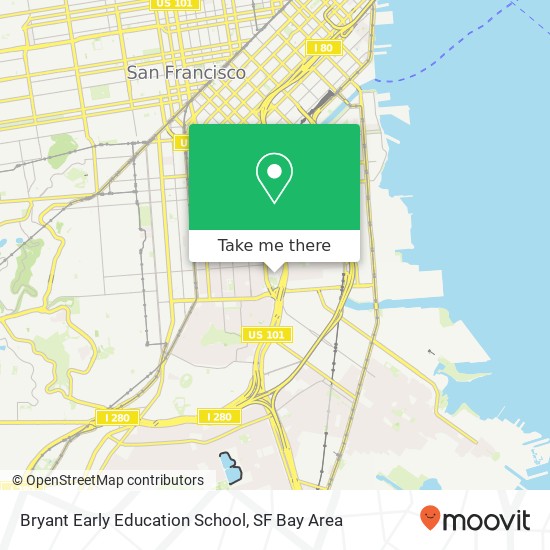 Bryant Early Education School map