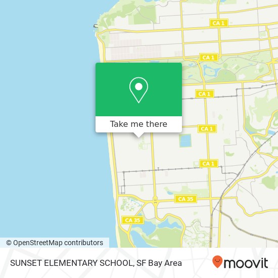 Mapa de SUNSET ELEMENTARY SCHOOL