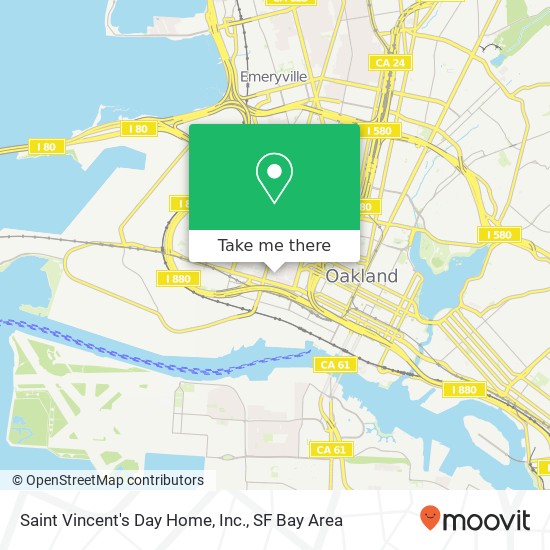 Mapa de Saint Vincent's Day Home, Inc.