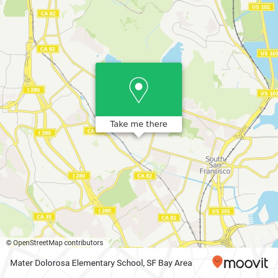 Mapa de Mater Dolorosa Elementary School
