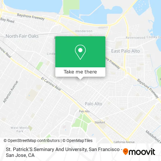 St. Patrick'S Seminary And University map
