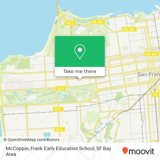 Mapa de McCoppin, Frank Early Education School