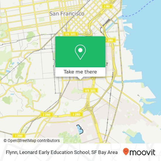 Mapa de Flynn, Leonard Early Education School