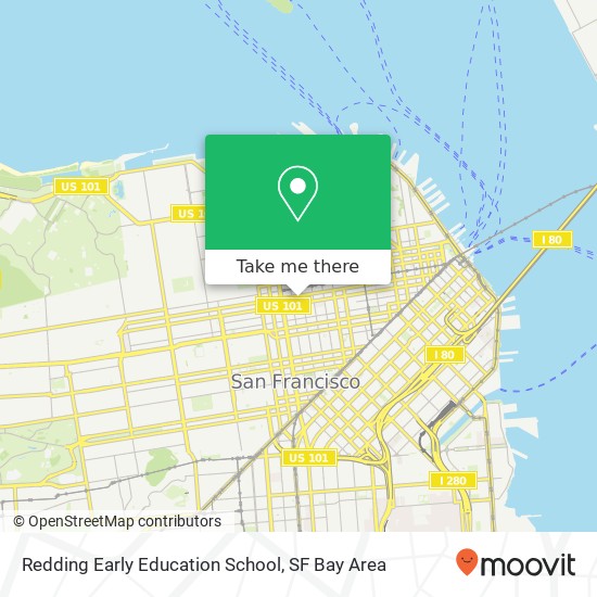 Mapa de Redding Early Education School