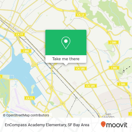 Mapa de EnCompass Academy Elementary