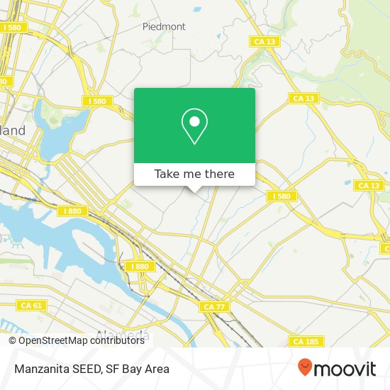 Manzanita SEED map