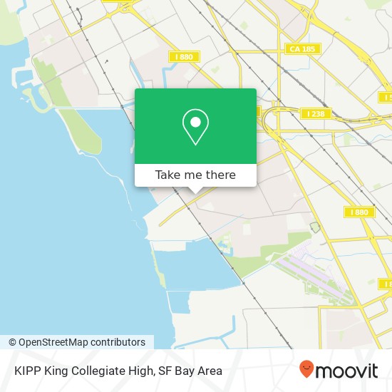 Mapa de KIPP King Collegiate High