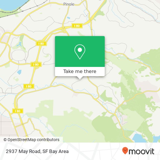 Mapa de 2937 May Road
