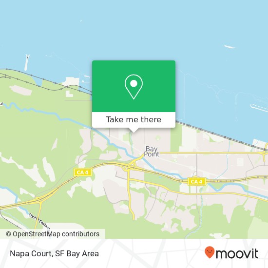 Mapa de Napa Court