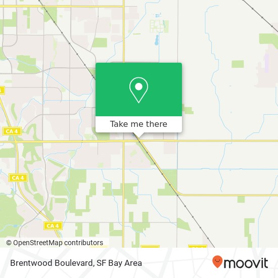 Brentwood Boulevard map