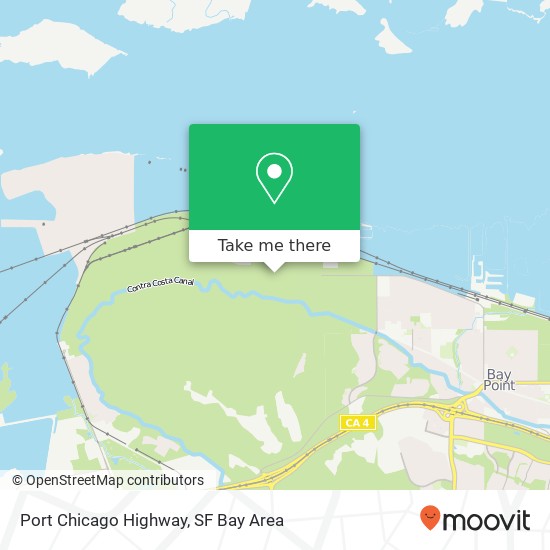 Mapa de Port Chicago Highway