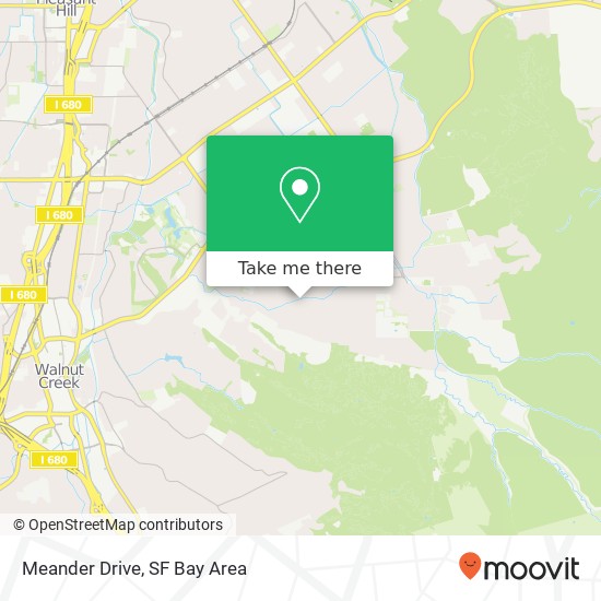 Meander Drive map