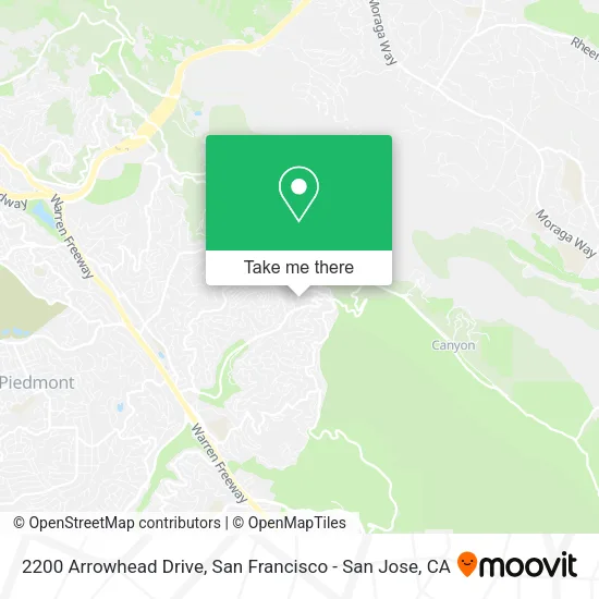 Mapa de 2200 Arrowhead Drive