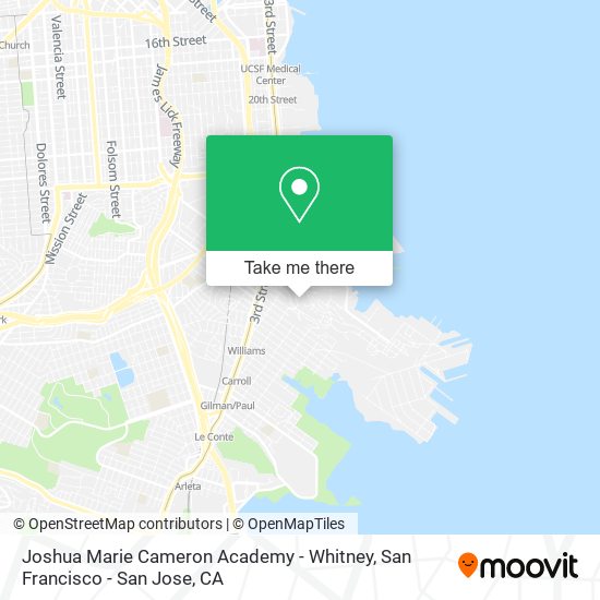 Mapa de Joshua Marie Cameron Academy - Whitney