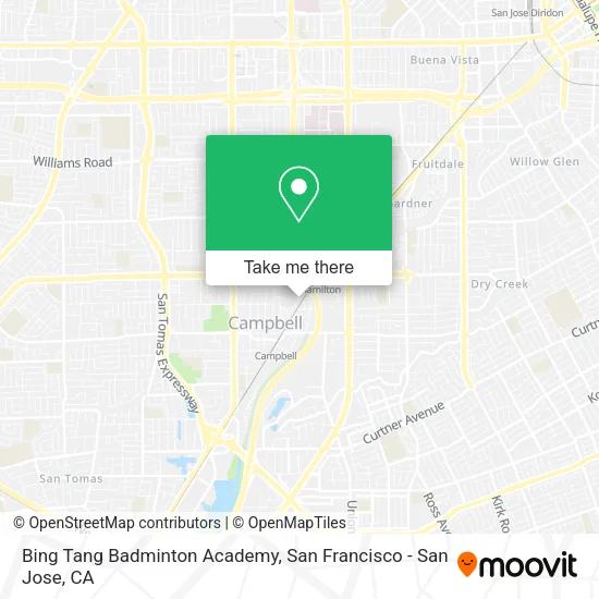 Mapa de Bing Tang Badminton Academy