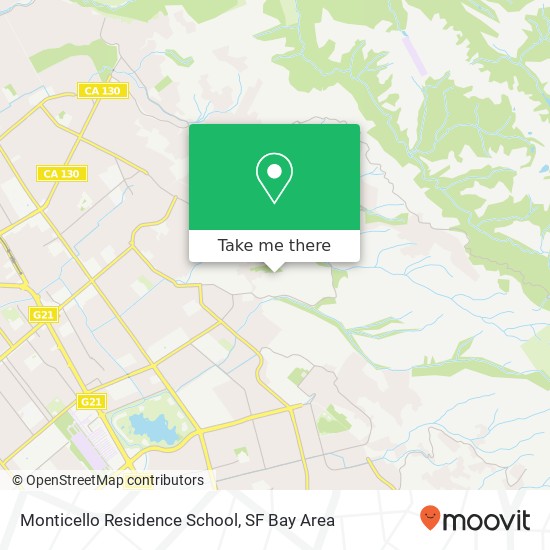 Mapa de Monticello Residence School