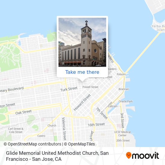 Glide Memorial United Methodist Church map