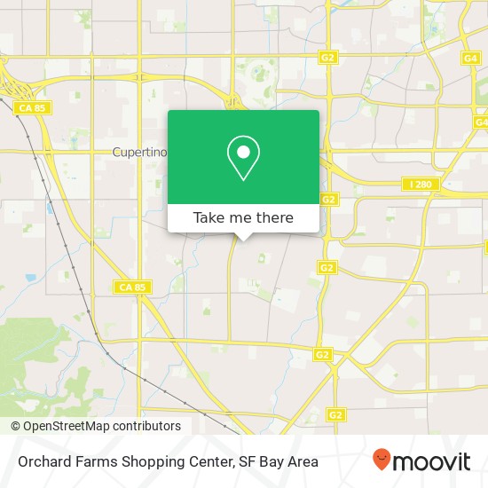 Mapa de Orchard Farms Shopping Center