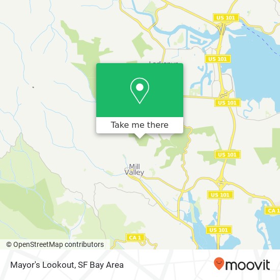 Mayor's Lookout map