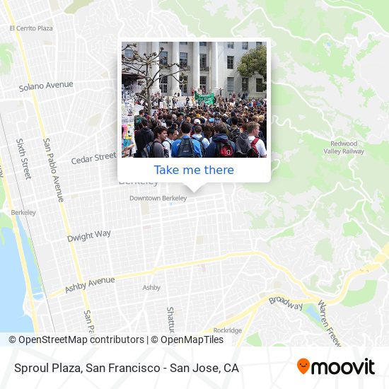 Sproul Plaza map