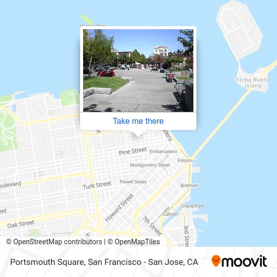 Portsmouth Square map