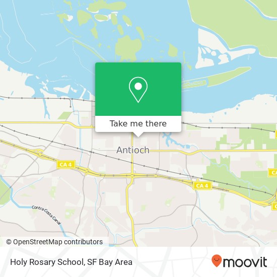 Holy Rosary School map