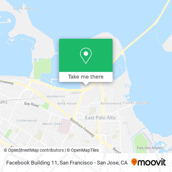 Facebook Building 11 map