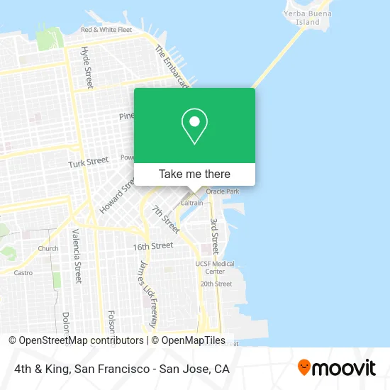 Mapa de 4th & King
