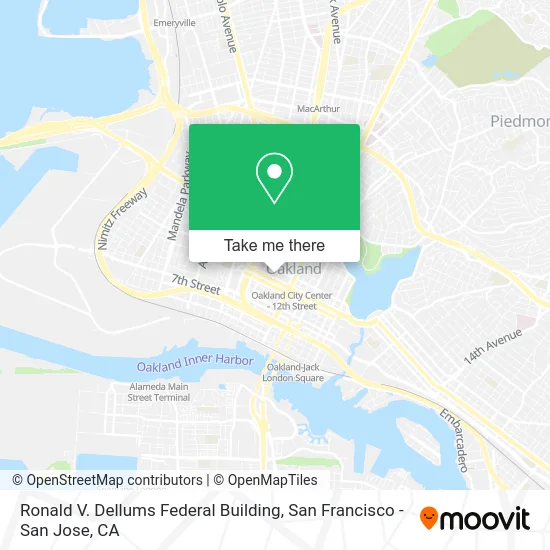 Ronald V. Dellums Federal Building map