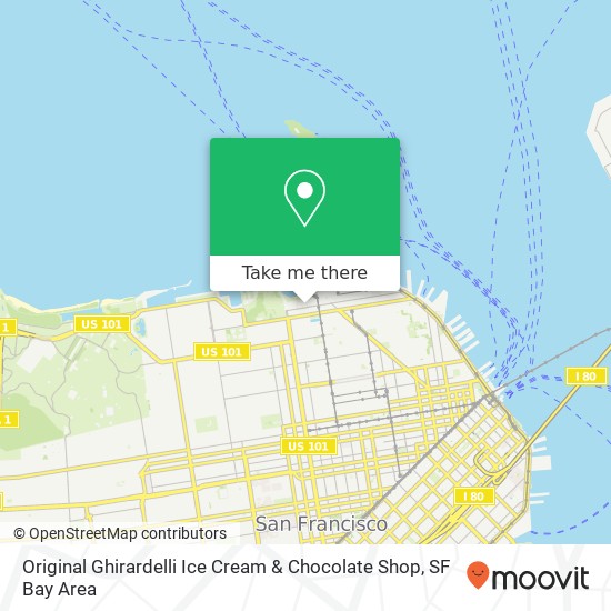 Mapa de Original Ghirardelli Ice Cream & Chocolate Shop