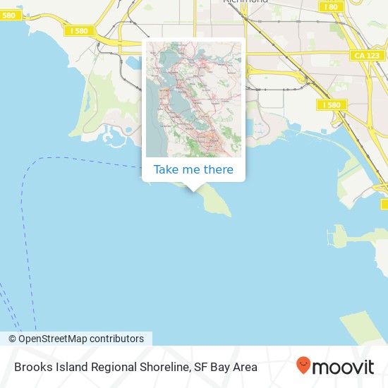 Brooks Island Regional Shoreline map