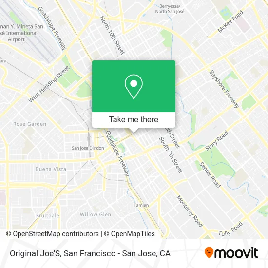 Original Joe’S map