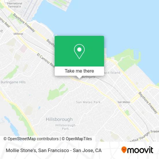 Mollie Stone's map