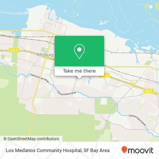 Los Medanos Community Hospital map