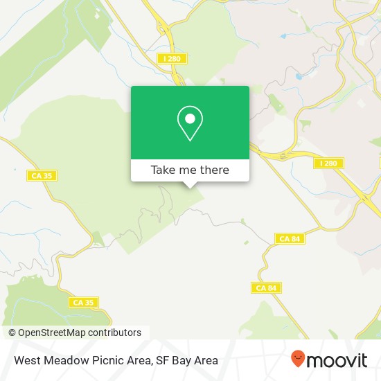 Mapa de West Meadow Picnic Area