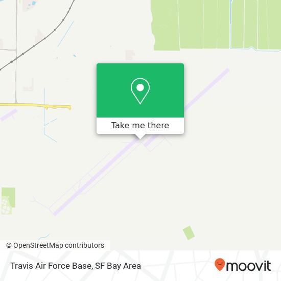 Travis Air Force Base map