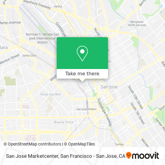San Jose Marketcenter map